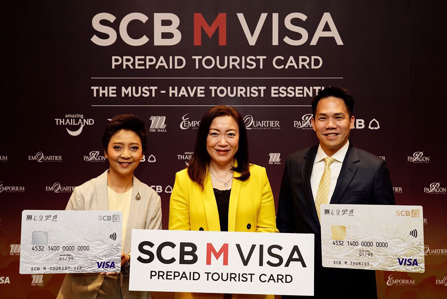 thai lan ra mat the thanh toan Visa SCB 1